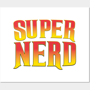 Super Nerd Posters and Art
